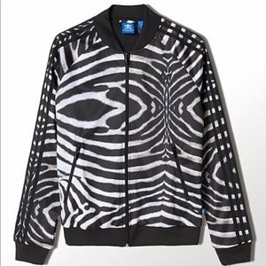 adidas printed bomber jacket